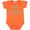 Orange, variant on Inktastic Life is Better at the Cabin, Deer Antlers, Camping Boys or Girls Baby Bodysuit