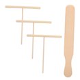 thumbnail image 4 of RENACLIPY 4-Piece Wood Crepe Spreader and Utensil Kit for Kitchen Use, Beige Design, Cooking Tools, 4 of 8