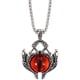 thumbnail image 1 of Collar de ojo malvado Cadena de cuello de acero inoxidable Collar colgante de ojo malvado cadena, 1 of 5