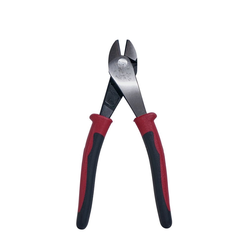 Klein Tools J248-8 Journeyman Diagonal Cutting Pliers, Angled