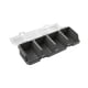 thumbnail image 4 of Organizador de tornillos, contenedor de almacenamiento dividido para garaje, contenedor para beber Gris, 4 of 9