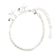 thumbnail image 5 of Pulsera de tobillo Jadeshay Pulseras de tobillo de Estrella de Mar Plata A, 5 of 8