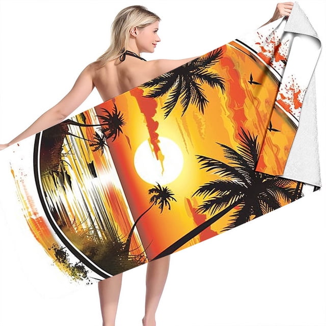 Birdeem Enveloppes Femmes Pyjamas Imprimés à la Mode et Tendance Serviettes de Bain Serviettes de Bain de Natation Serviettes de Plage
