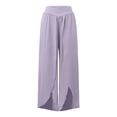 thumbnail image 4 of WILLBEST Pantalones Casuales para Mujer, de Pierna Ancha, Cintura Alta, Estilo Bohemio, Estilo Palazzo, para Yoga, Playa, Tallas Grandes, Estilo Hippie, para Mayor Comodidad y Estilo. Extra Grande, 4 of 6