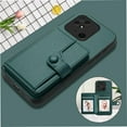 thumbnail image 4 of FOXDOCK Case for Xiaomi Redmi 10C RFID-Blocking Card Holder - Stylish Button Closure Design, 4 of 4