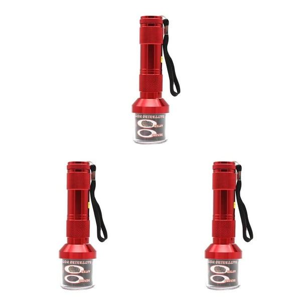 Monstrate molinillo de aluminio forma de antorcha eléctrica portátil trituradora de hierbas a que viaja molino de camping herramienta de Type1 NO1