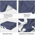 thumbnail image 6 of Flannel Throw Blanket, Blue, Best Papa Ever Graphic, 50x40 inch, Lightweight, for Father''s Day, Birthday, Christmas, 6 of 6
