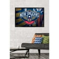 thumbnail image 2 of New Orleans Pelicans 35.75'' x 24.25'' Framed Logo Poster, 2 of 4