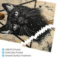 thumbnail image 3 of 1000 PCS Wooden puzzles for adults 1000 pieces Vintage Black Cat,Challenging Brain Exercise,Unique Artwork for Adults,Retro Art Black Cat Wood Puzzle,Great for Relaxation and Display for Puzzle Lover, 3 of 6