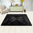 thumbnail image 1 of XMXY Person Playing Videogames Area Rugs Doormat Outdoor Entrance, Facecloth Non-slip Floor Mat Rug for Living Room Kitchen Sink Area Indoor,36"x24", 1 of 9