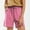 Pink, variant on Sakmal Wide Leg Shorts Women High Waisted Yellow Solid Beach Vacation Comfy Shorts with Pockets