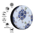 thumbnail image 4 of Balery Turtle with Blue Stones Cubiertas para Neumáticos - Protector Resistente para Neumáticos de Camioneta, SUV, Remolque, Camper y RV-14 inch, 4 of 6
