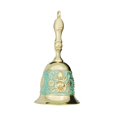 thumbnail image 4 of Almencla Christmas Resturant Service Bell, Dining Table Bell, Handheld Ringing Bell, Decorative Hand Bell Retro Call Bell Decor Green Golden, 4 of 8