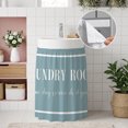 thumbnail image 4 of Laundry Cabinet Curtains 35"W x 35"L, Pure Blue Minimalist Solid Color Modern Art Sink Skirt for Bathroom Vanity Kitchen Self Adhesive, Dust-Proof Privacy Curtain for Shelves Closet Laundry Pantry, 4 of 9