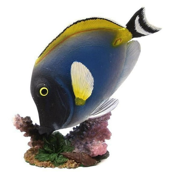 Novelties & Gifts 1255530-Y Resin Decorative Tropical Fish - Yel
