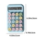 thumbnail image 3 of Calculadora electrónica Pisexur para hombres, calculadora científica portátil pequeña para estudiantes, mini calculadora de 10 dígitos, teclas de plástico, almohadilla inferior antideslizante, teclas, 3 of 8