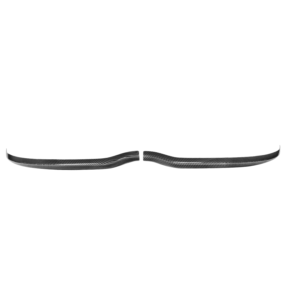 Ikon Motorsports Compatible with 15-23 Dodge Charger SRT Scat Pack CFL Front Lip Splitter Protectors Pair