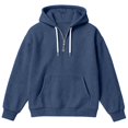 thumbnail image 4 of Letdown 2025 Mens Hoodie 1/4 Full Zip Up Sweatshirts Casual Long Sleeve Drawstring Hooded Shirt with Pockets Pullover Solid (Navy,XXXL), 4 of 5