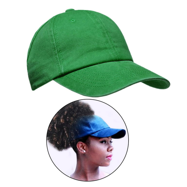 Ponytail Hats for Women Baseball Cap Green Sunshade Cap Baseball Adult Hip  Outdoors Cap Hop Trucker Hat Men Snapback at  Women's Clothing store