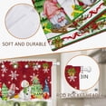 thumbnail image 3 of Christmas Valance, Tree Kitchen Valances, Snowman Gnome Curtains 54''x18'', Home Decor, Winter Snowflake Valance Curtains, 3 of 6