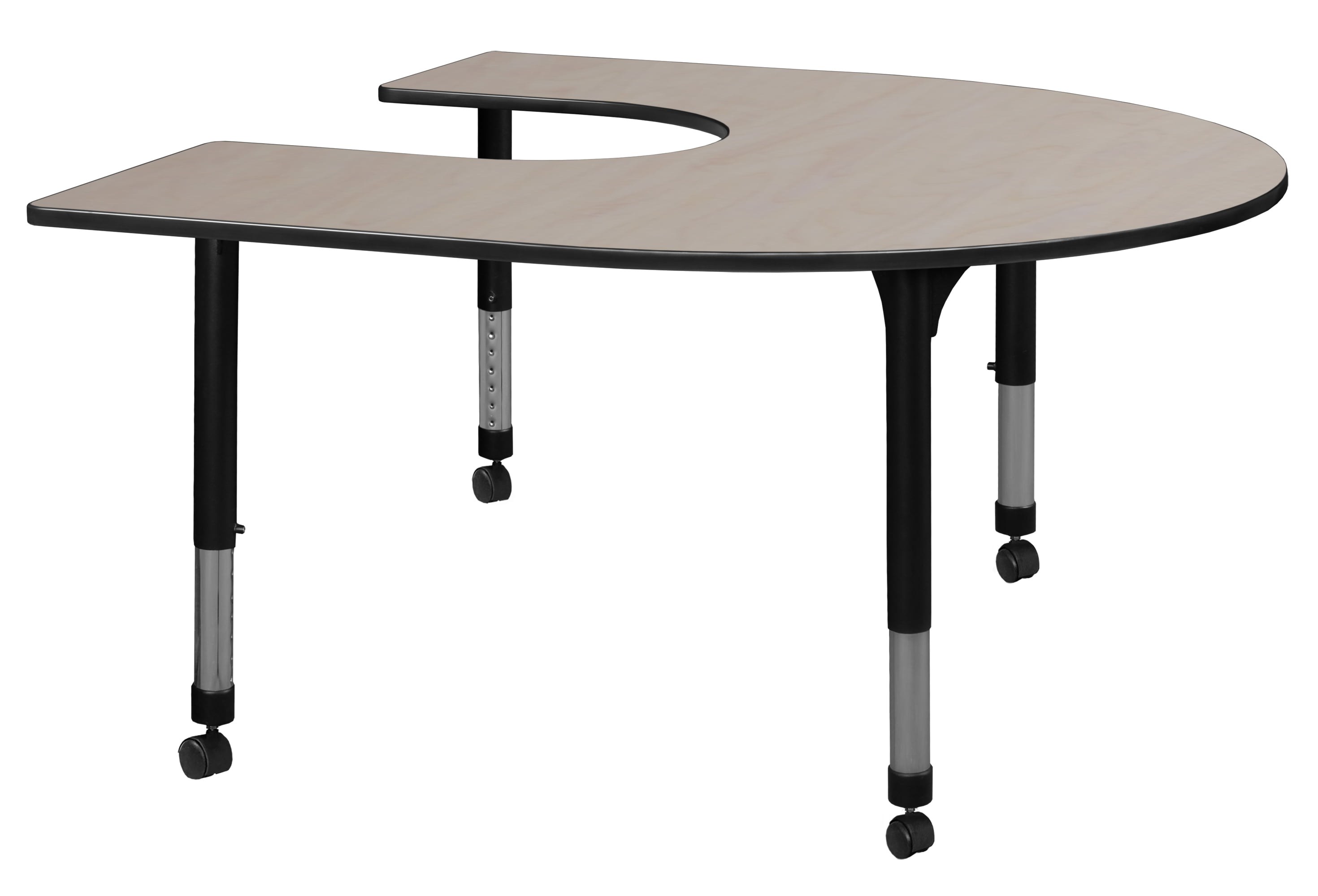 Height-Adjustable Horseshoe Nursery Tables, Nursery School Tables