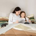 thumbnail image 4 of Manfei Wild Bear Twin Comforter Sets,Vintage Animals Bedding Set,Brown,Light Gray Reversible,2-Piece,1 Comforter and 1 Pillowcase, 4 of 7