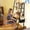 Brown, variant on KATHY&BOB Kids Ladder Desk with Power Outlet, 2 Tier Shelves Kids Study Desk with Fabric Drawers & Storage Bag, Student's Study Computer Workstation, Writing Table for Small Spaces, White