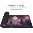 thumbnail image 3 of Forest Moon Large Mouse Pad Extended Desk Pads Rubber Non-Slip Computer Game Mouse Mat with Stitched Edges Waterproof 31.5x11.8inches, 3 of 5
