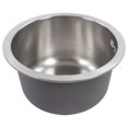 thumbnail image 1 of Kitchen Round Sink, High Temperature Resistance Bar Round Sink Stainless Steel Overflow Proof Extremely Durable  for Bar, 1 of 8