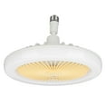 thumbnail image 2 of Ventilador de luz de 30W Luz de ventilador de techo silenciosa de aromaterapia pequeña de 9,8 pulgadas Luz de ventilador LED E27 86‑265V, 2 of 5