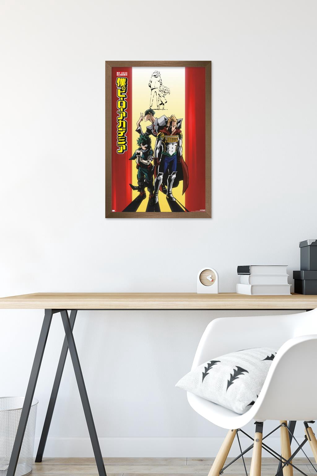 My Hero Academia: Season 4 - One Sheet Wall Poster, 14.725" x 22.375" Framed