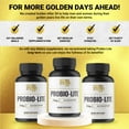 thumbnail image 5 of Golden After 50 Probio-Lite - for Gut Health and Digestion Support - Probiotics for Men and Women - Probiotics for Occasional Heartburn, Gas, Indigestion, 5 of 6