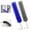 Mixed 2 Pcs, variant on Borikise Bendable Microfiber Head fan cleaner brush with washable design for ceiling fans, car vents and home curtains