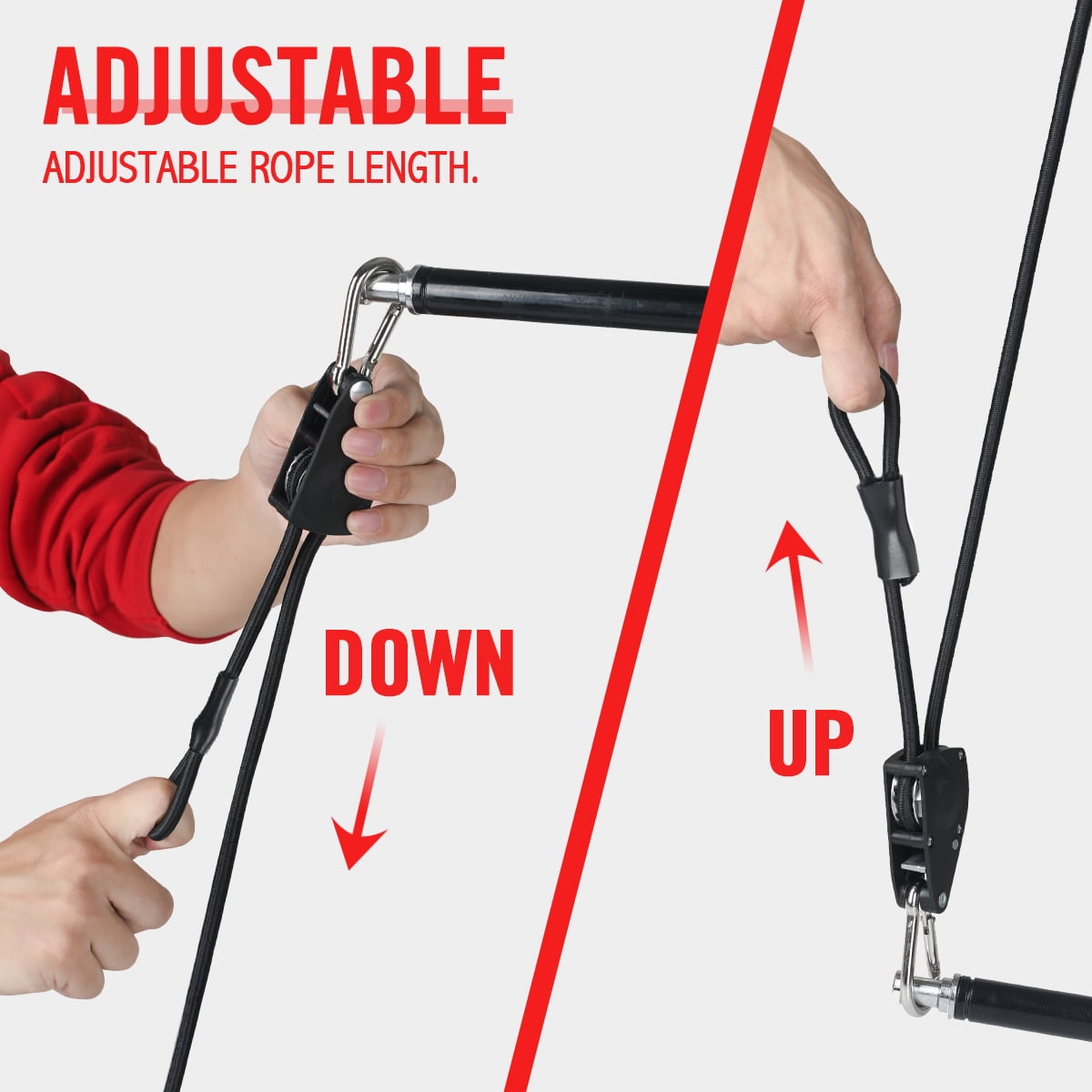 OHMY FIT FLEX Double End Punching Bag Easily Adjust Tension and Height of Cords with Special Flex Adjustable System. Advance Micro Fiber Material Strong Bladder Gym Exercise for Men&Women (Elliptical)