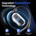 thumbnail image 6 of VEAT00L T5 Open Ear Headphones with Mic, Air Conduction Wireless Earbuds with LED Digital Display 40 Hrs Playtime,Clear Call ,Fast Charing,IPX7,Bluetooth 6.0 Open Ear Earbuds for Running, Workout, 6 of 7