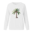 thumbnail image 2 of Maplenight Christmas Sweatshirts for Women Casual Crew Neck Pullover Sweatshirt Relaxed Fit Holiday Vacation Graphic Tees Tops, 2 of 3