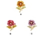 thumbnail image 5 of Sonducket Broche de flor para mujer, alfiler de aleación, broches de moda para abrigo, adornos, joyería, fiesta de citas, joyería para regalo Ropa, zapatos y accesorios Miscelánea Amarillo Sonducket AP015284-01, 5 of 6