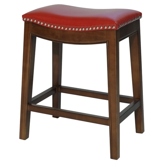 Elmo Saddle Counter Stool, Multiple Colors