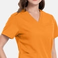 thumbnail image 2 of VIAOLI Women's Scrubs Set - V-Neck Top & Elastic Waist Pants for Nurses & Doctors, Multiple Colors, 2 of 6