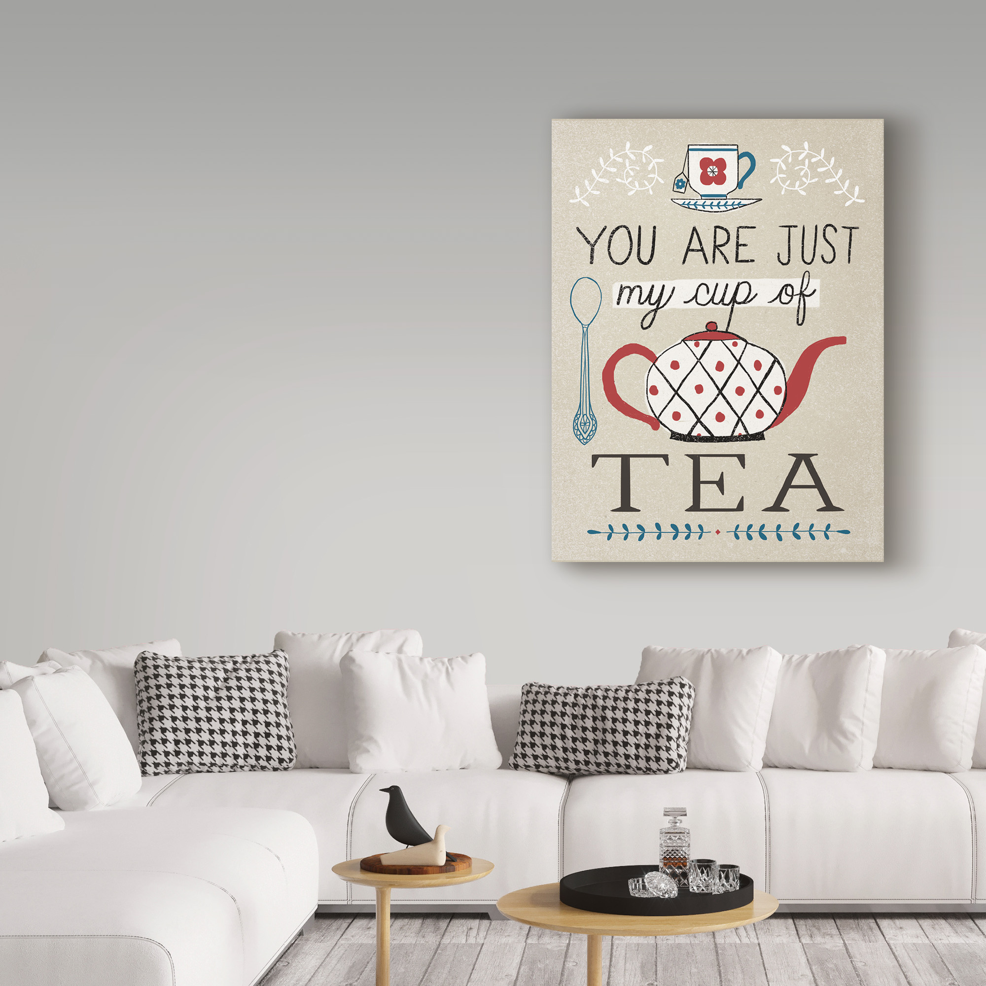 Trademark Fine Art 'Cup of Tea' Canvas Art by Oliver Towne
