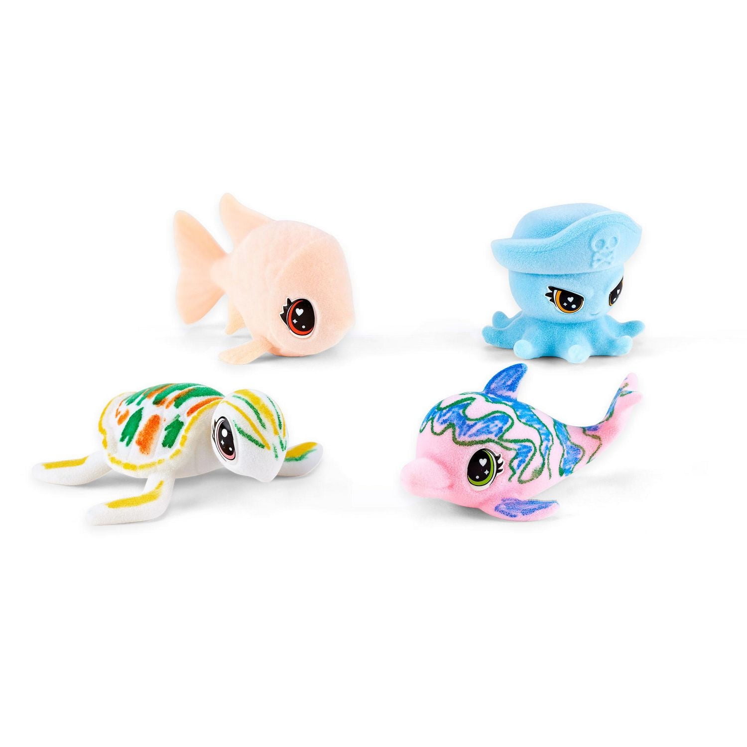 Ensemble Lagune luisante et animaux marins Sribble Scrubbie Crayola