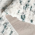 thumbnail image 5 of SAFAVIEH Fontana Darian Abstract Shag Area Rug, Ivory/Green, 9' x 12', 5 of 7