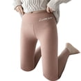 thumbnail image 2 of Fleece Lined Leggings Women Winter Warm Thick Tights Thermal Velvet Pants Tummy Control Soft Stretchy, 2 of 8
