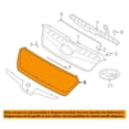 thumbnail image 3 of For 15-16 Impreza 13-15 XV Crosstrek Front Grille Trim Surround Frame Molding, 3 of 4