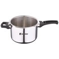 thumbnail image 2 of Argent Elements Triply Pressure Cooker 5.5 Liters With 3 Safety System & Pressure Indicator, Steam Safety Lock Handle - Gasket Pressure Release, Safety Valve, 2 of 4