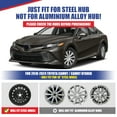 thumbnail image 3 of 4 Pack,16" Hubcaps for 2018-2024 Toyota Camry,Wheel Rim Cover for 2018-2024 Toyota Camry Hybrid,Compatible With Steel Wheels,Snap on Hub Caps Replacement,ABS+PC Material,Lacquer, 3 of 7