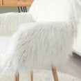thumbnail image 2 of Faux Fur Upholstered - Soft Cushioned for Comfort - Various Indoor Rooms - Delicate and Inviting Ambiance, 2 of 6