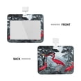 thumbnail image 2 of Zufioo Flamingo On The Jungle Print Work Badge Protective Case, Waterproof Lanyard, Badge Transparent Clip, Suitable for Induction Card Badge Swipe Credit Card, 2 of 7