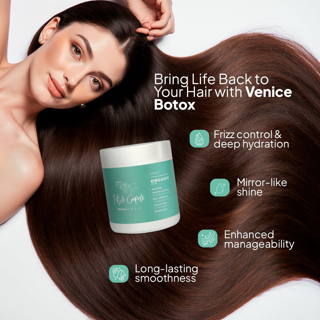 I Belli Capelli Venice Organic Treatment B-Tox Repair Mask 500g/17.60 oz