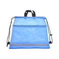 thumbnail image 1 of Basketball Mesh Drawstring Bag Pouch Pool Beach Bag Accessories 17.7 X 23.6 Inch Blue, 1 of 8